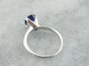 Vibrant Ceylon Sapphire Engagement Ring