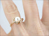 Pearl Cocktail Ring with Fine Diamonds