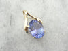 Our Finest Tanzanite Pendant with Clean Lines