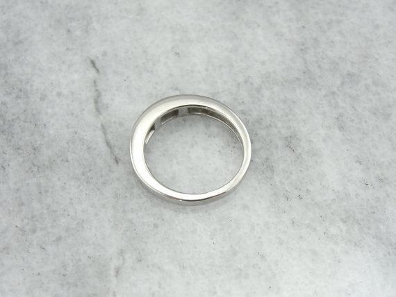 Channel Set Square Cut Diamond Band