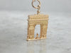 L'Arc de Triumph in Solid Gold with Fine Details