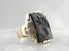 Roman Soldier Intaglio in Onyx and Gold Ring