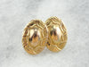 Antique Victorian Stud Earrings in Yellow Gold