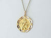 Vintage Christian Medal in Yellow Gold