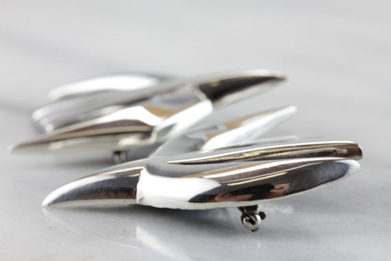 The Dove of Piece; vintage Sterling Silver, Mid Century Brooches by James Avery