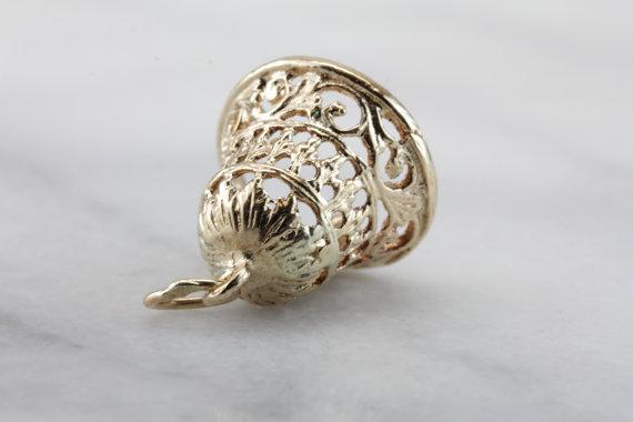 Wedding Bells are Ringing, Filigree Bell Pendant