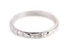 The Marjorie 14K White Gold Band by Elizabeth Henry