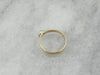 Vintage Diamond and Gold Illusion Set Engagement Ring