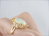 Flowing and Swirling Vintage Opal Cocktail Ring