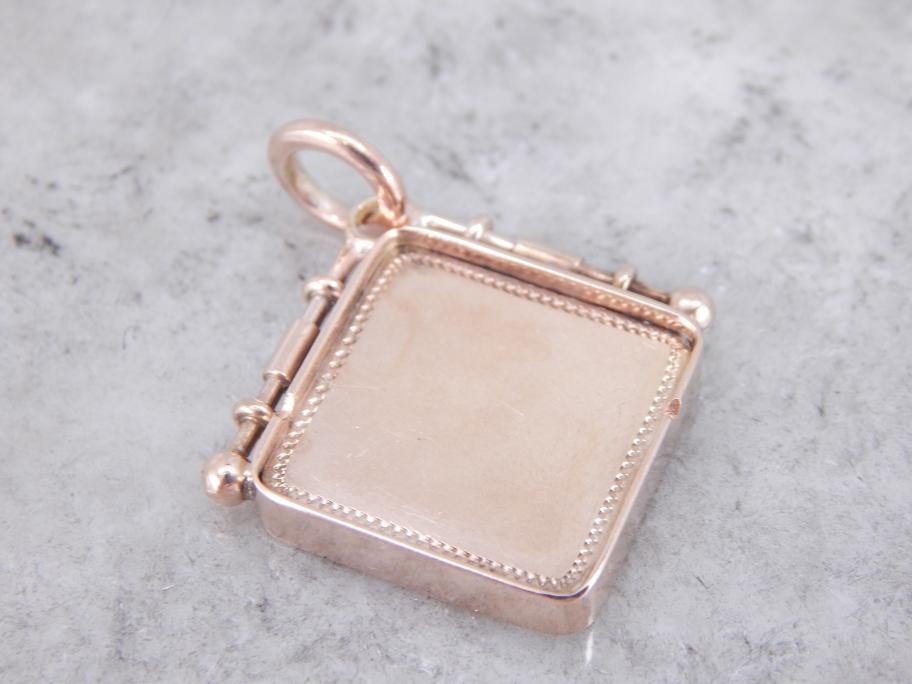 Vintage 1930's Masonic Rose Gold Pendant