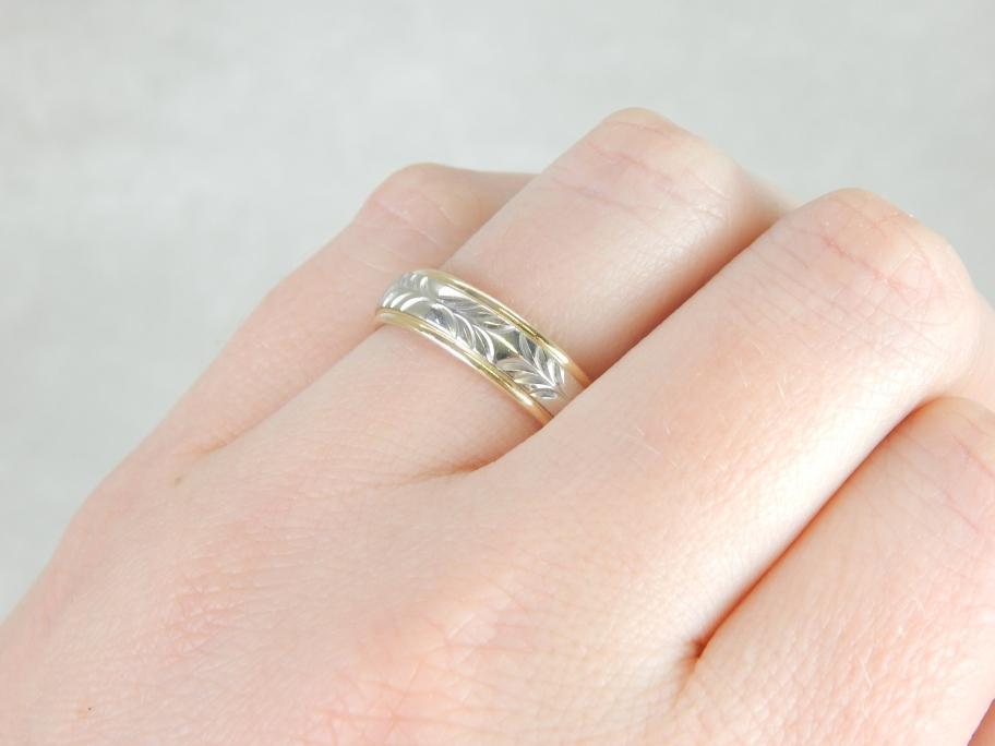 Lovley Mix Metal Patterned Band