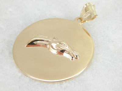 Vintage Racehorse, Winners Circle Medal in Gold