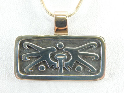 Vintage Mexican Sterling Silver Pendant