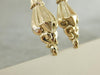 Victorian Reproduction Drop Earrings of Large Size