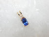 Sri Lankan Sapphire and Diamond Pendant with Excellent Color