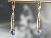 Our Finest Tanzanite and Pearl Filigree Drop Earrings